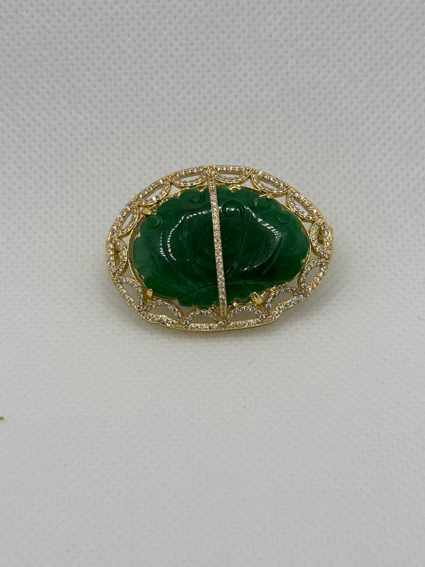 Luxury Jade brooch