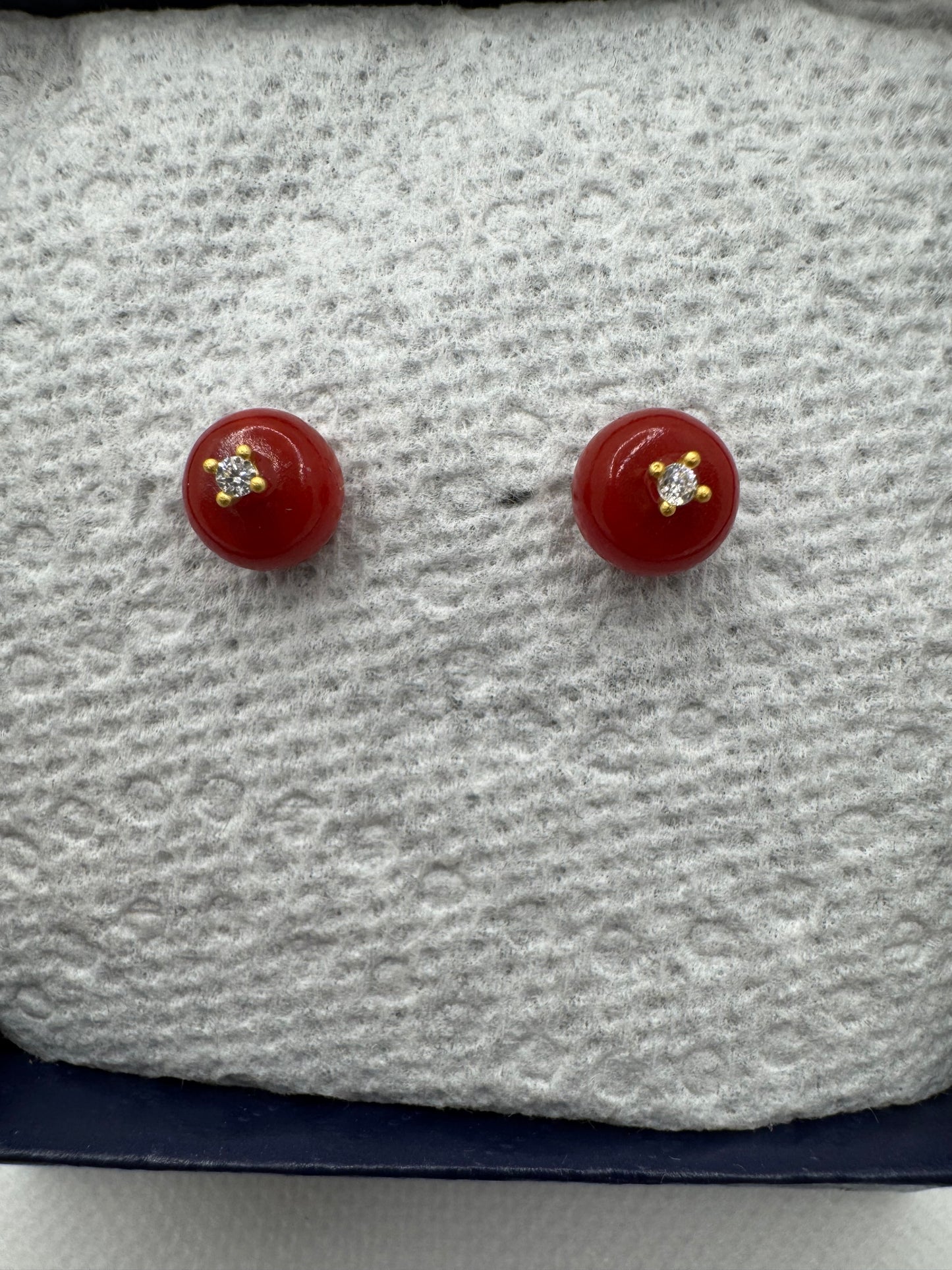 Coral earring