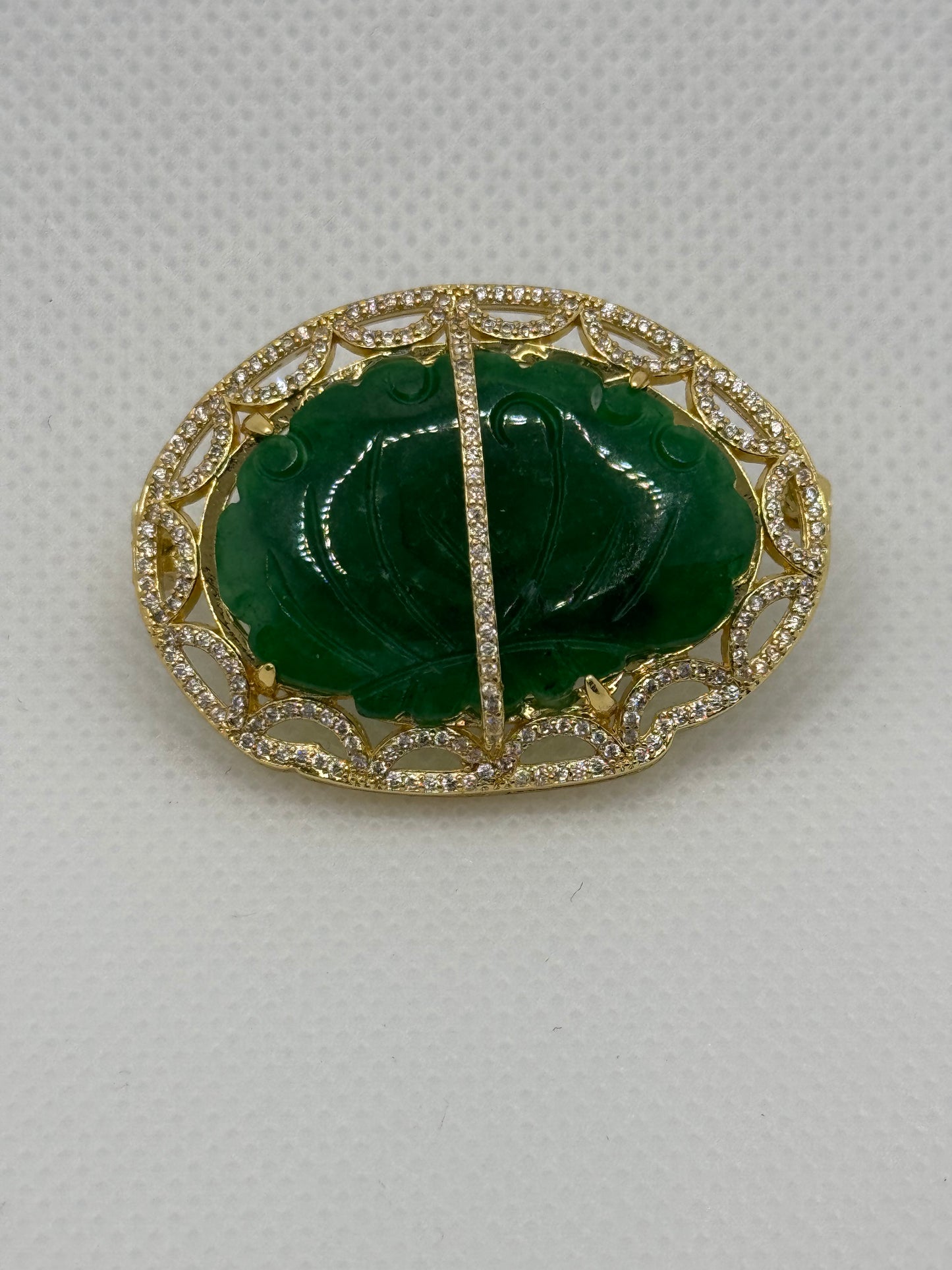 Luxury Jade brooch