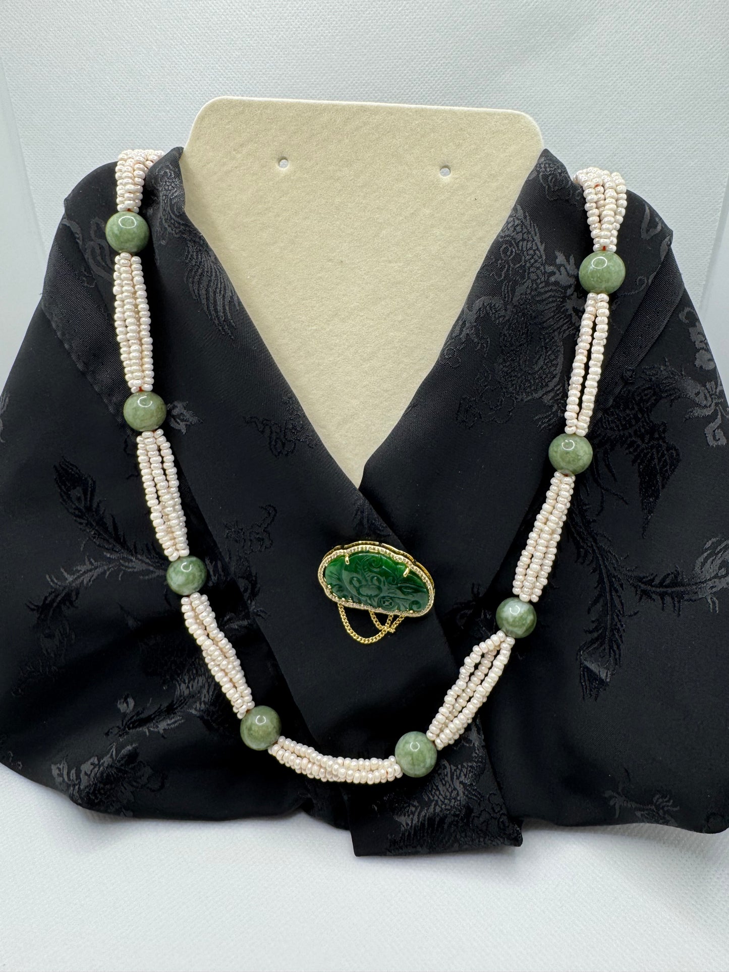 Jade pearl jewelry