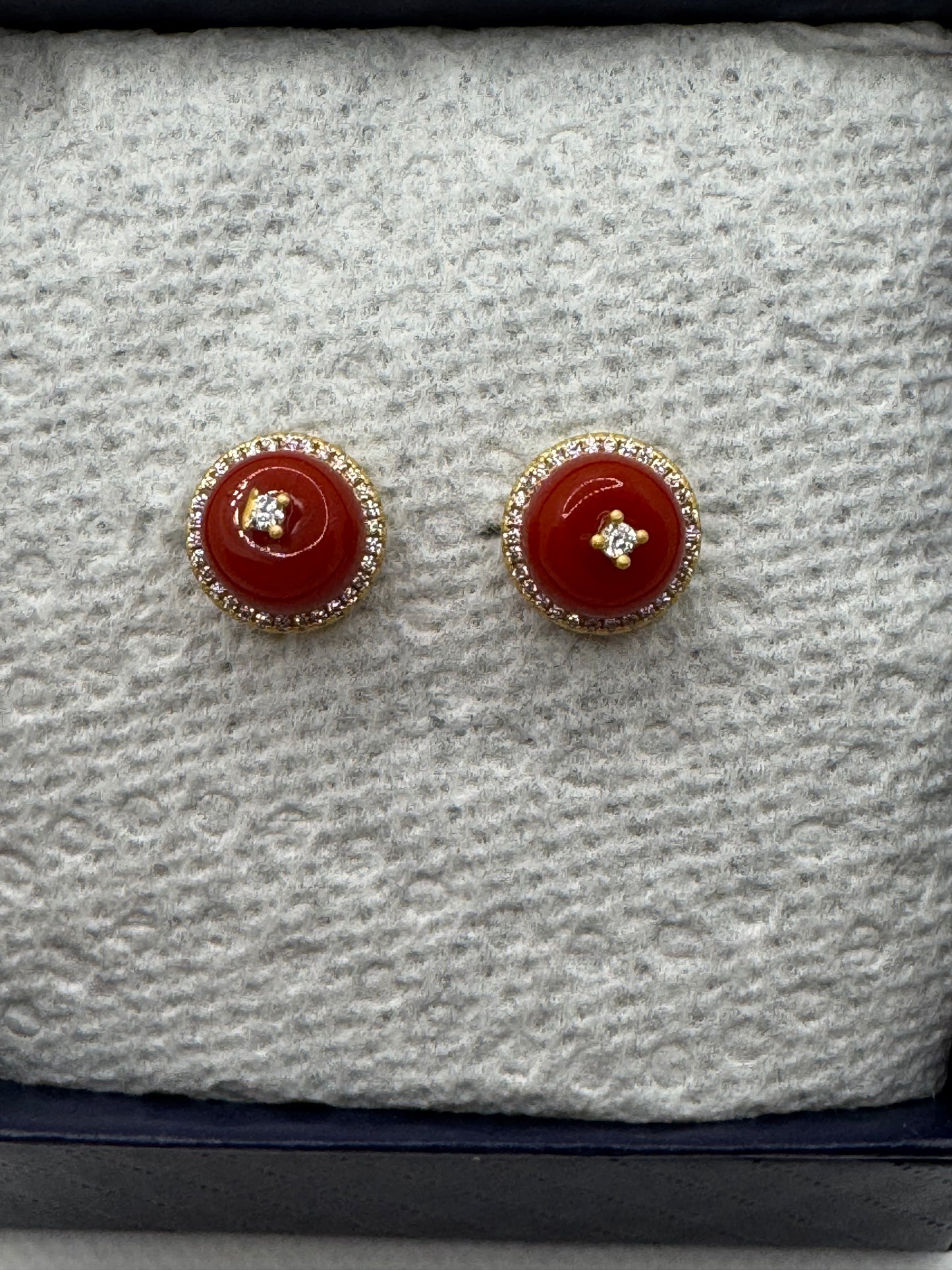 Coral earrings