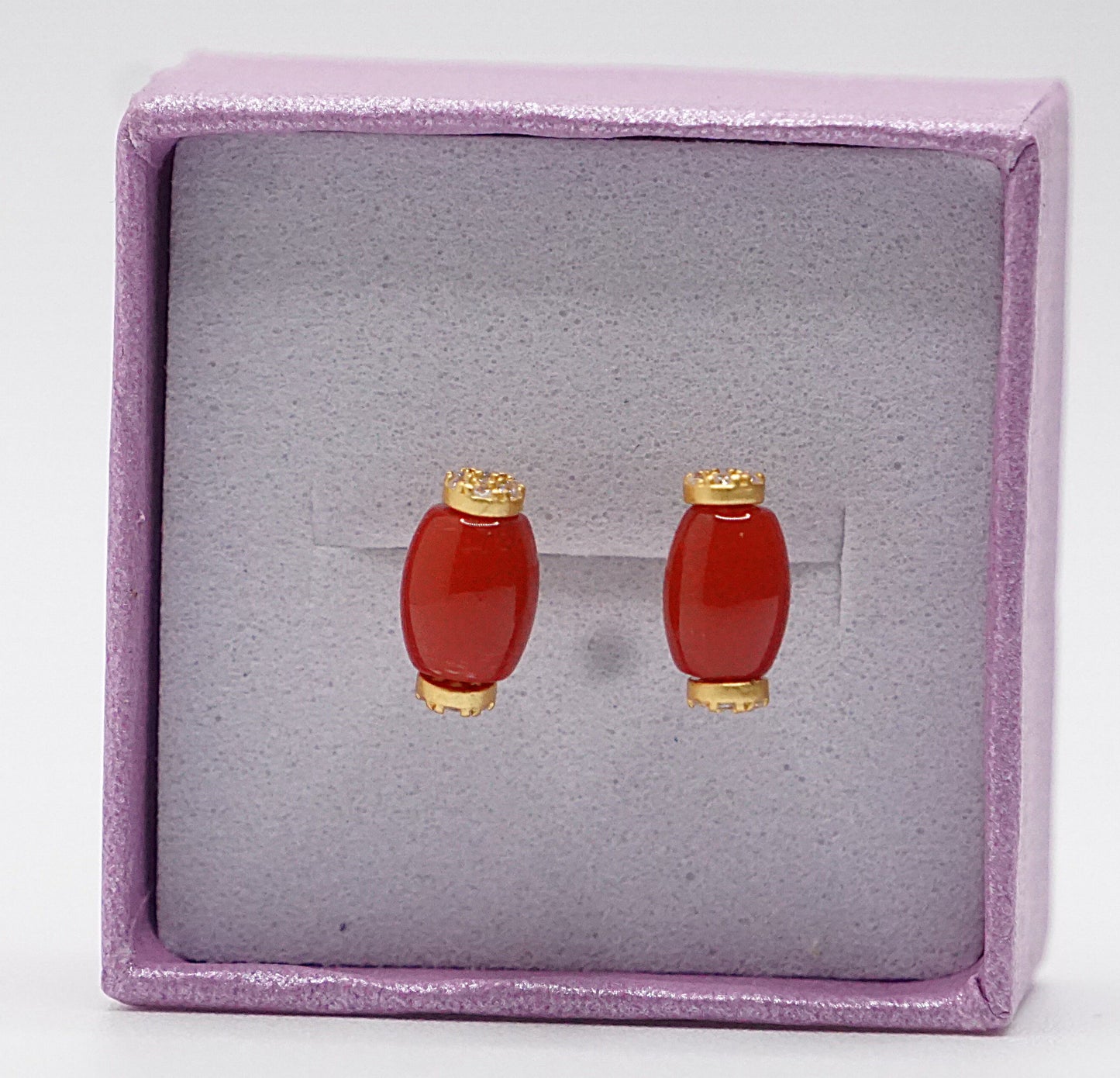 Coral earring