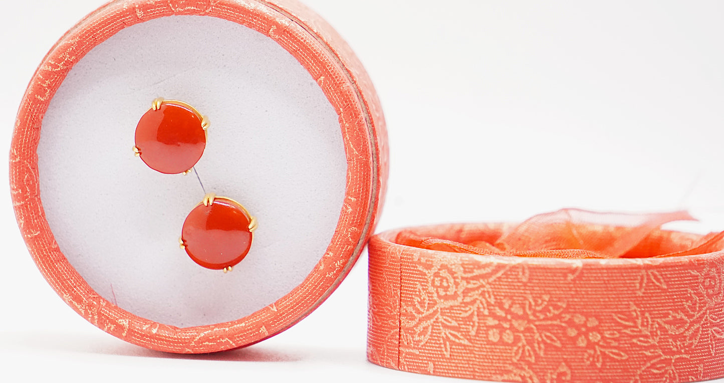 Coral earring