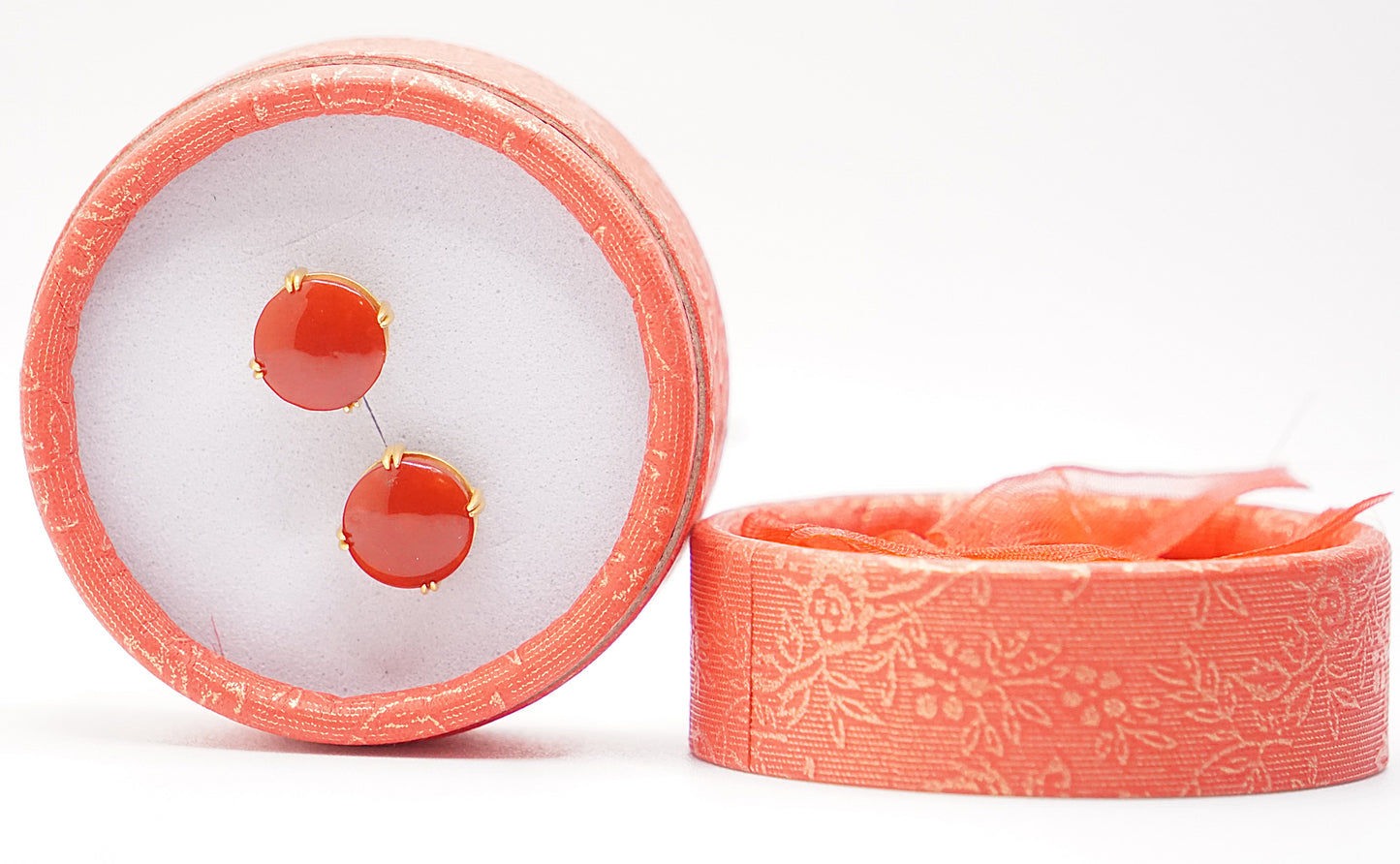 Coral earring