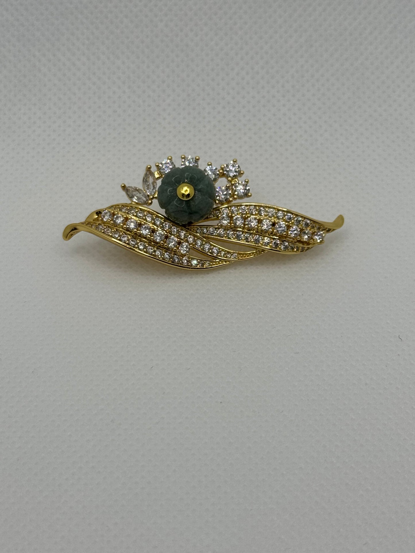 Luxury Jade brooch