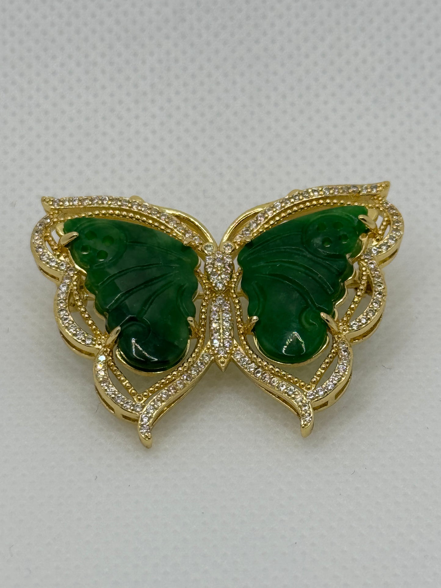 Luxury Jade brooch