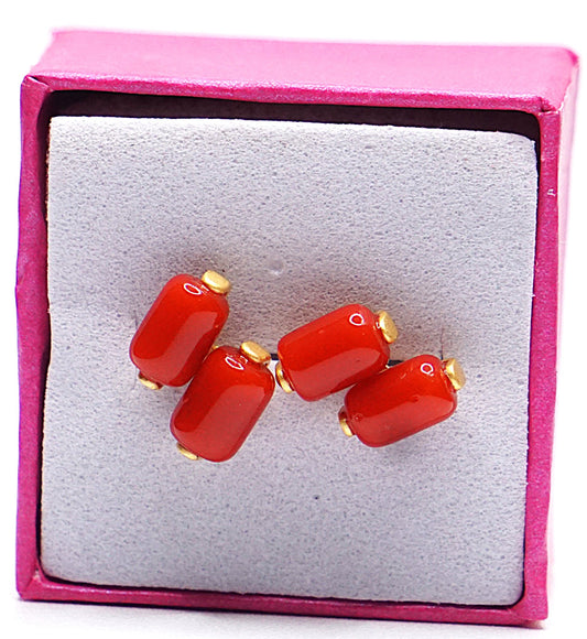 Coral earring