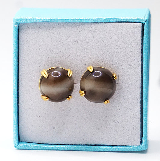 Dzi bead earring