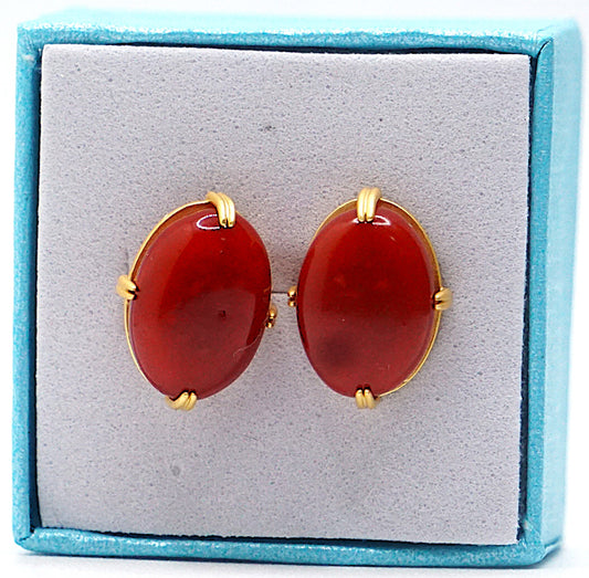 Coral earring