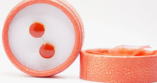 Coral earring