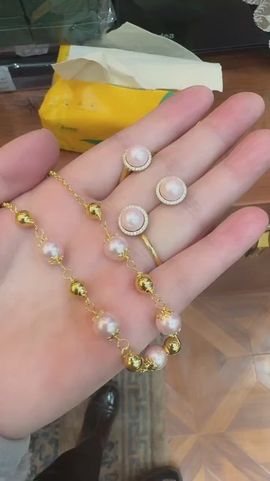 Pearl  jewelery set