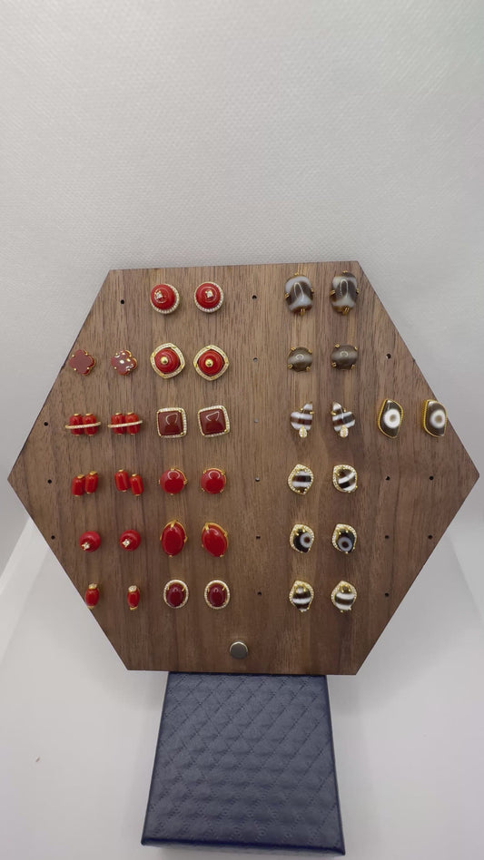Coral earring